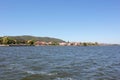 Landscape of Lake Pamvotida in Ioanina Royalty Free Stock Photo