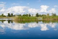 Landscape on the lake Royalty Free Stock Photo