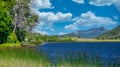 Landscape of lake Rosales Royalty Free Stock Photo