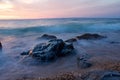 landscape of lake Tanganyika Royalty Free Stock Photo