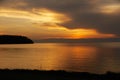 landscape of lake Tanganyika Royalty Free Stock Photo