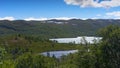 Landscape of the lake  Ustevatnet Norway Royalty Free Stock Photo