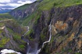 Landscape of the lake Ustevatnet Norway Royalty Free Stock Photo