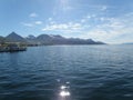 Landscape of lake at Usuahia Argentina