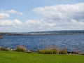 Landscape Lake Washington and 520 bridge Seattle Royalty Free Stock Photo