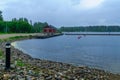 Landscape of lakes in Savonranta, Shouthern Savonia