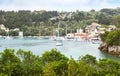 Landscape of Lakka village Paxos Greece