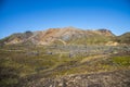 The Landscape in Landmannalaugar, Iceland