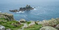 Landscape of Lands End in Cornwall Royalty Free Stock Photo