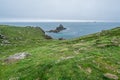 Landscape of Lands End in Cornwall Royalty Free Stock Photo