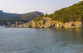 Landscape of LÃÂ¬mni - Paleokastritsa Royalty Free Stock Photo