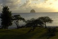 Landscape of Le Diamant in Martinique Royalty Free Stock Photo