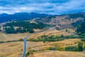 Landscape of Lewis pass in New Zealand Royalty Free Stock Photo