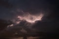 Magic lightning in the sky Royalty Free Stock Photo