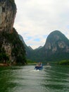 landscape of the lijiang river in guilin, guangxi