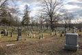 Landscape of Linwood Cemetery Haverhill MA