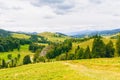 Landscape of the Little Pieniny with the Biala Woda Reserve