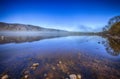 Landscape of Loch Ness in the early morning Royalty Free Stock Photo