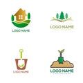 Landscape logo and icon design