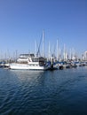 Landscape of long beach marina Royalty Free Stock Photo