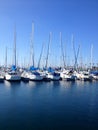 Landscape of long beach marina Royalty Free Stock Photo