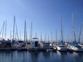 Landscape of long beach marina Royalty Free Stock Photo