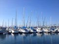 Landscape of long beach marina Royalty Free Stock Photo