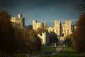 Landscape Long Walk of Windsor Castle England UK