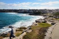 Landscape that is looked from seaside