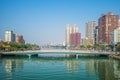 Landscape of the love river in Kaohsiung, Taiwan