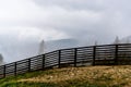 Landscape from 1400 m in autumn season