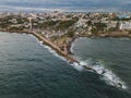 Landscape of the Malecon of Santo Domingo in the Dominican Republic