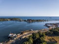 Landscape of the Malecon of Santo Domingo on a sunny day in the Dominican Republic