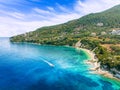 Landscape with Marathias Beach, Zakynthos island, Greece