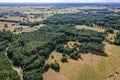 Landscape of Mazowsze region in Poland Royalty Free Stock Photo