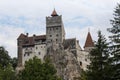 Landscape with medieval Bran castle known for the myth of Dracula. Brasov landmark, Transylvania, Romania, Europe Royalty Free Stock Photo