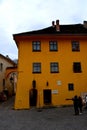 Landscape in the medieval city Sighisoara