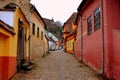 Landscape in the medieval city Sighisoara