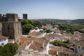 Landscape of medieval town of Ãâbidos in Portugal Royalty Free Stock Photo