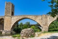 Landscape medieval village Besalu, Catalonia, Spain.