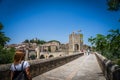 Landscape medieval village Besalu, Catalonia, Spain.