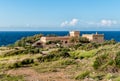 Landscape of Mediterranean sea, Palermo, Sicily Royalty Free Stock Photo