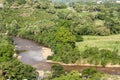 Landscape of Melgar in Tolima department. Sumapaz River Valley near the mouth of the Magdalena River. Colombia