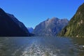 Landscape in the Milford Sound Royalty Free Stock Photo
