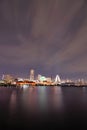 Landscape of Minatomirai downtown area in Yokohama, Japan Royalty Free Stock Photo