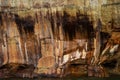 Mineral Stained Cliff Pictured Rocks National Lakeshore Royalty Free Stock Photo