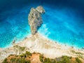 Landscape with Mizithres rocks, Keri Viewpoint in Zakynthos island