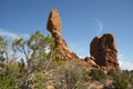 Enchanted Rock Arches National Park Moab Utah Royalty Free Stock Photo