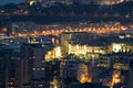 Landscape of Monaco of Night