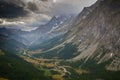 Landscape Mont-Blanc, Italian Alps Royalty Free Stock Photo